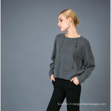 Lady&#39;s Fashion Cashmere Blend Sweater 17brpv004